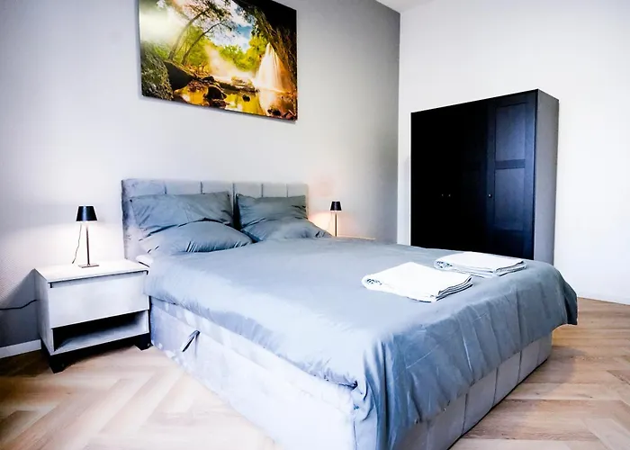 招待所 J&jbermudastay A Luxurious Double-bedroom With A Private Bathroom And Shared Kitchen In Center-bermuda3eck 波鸿